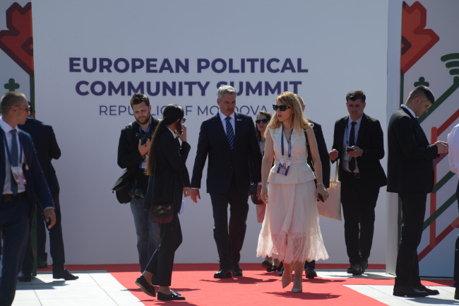 Sommet de la Communauté politique européenne (CPE) à Bulboaca, Moldavie - 01 juin 2023