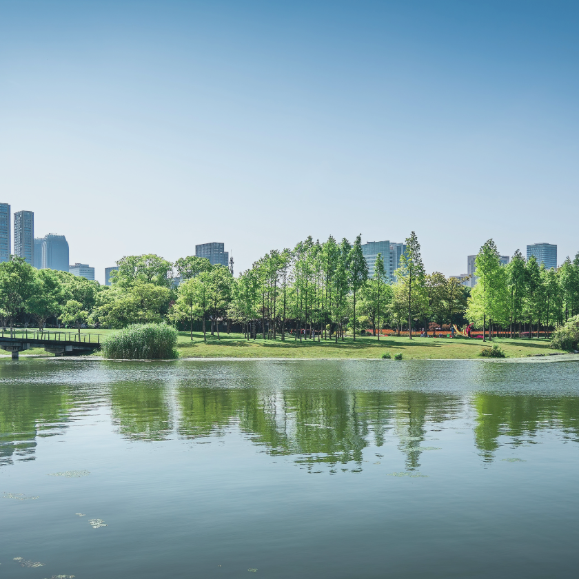  Municipal lakeside park