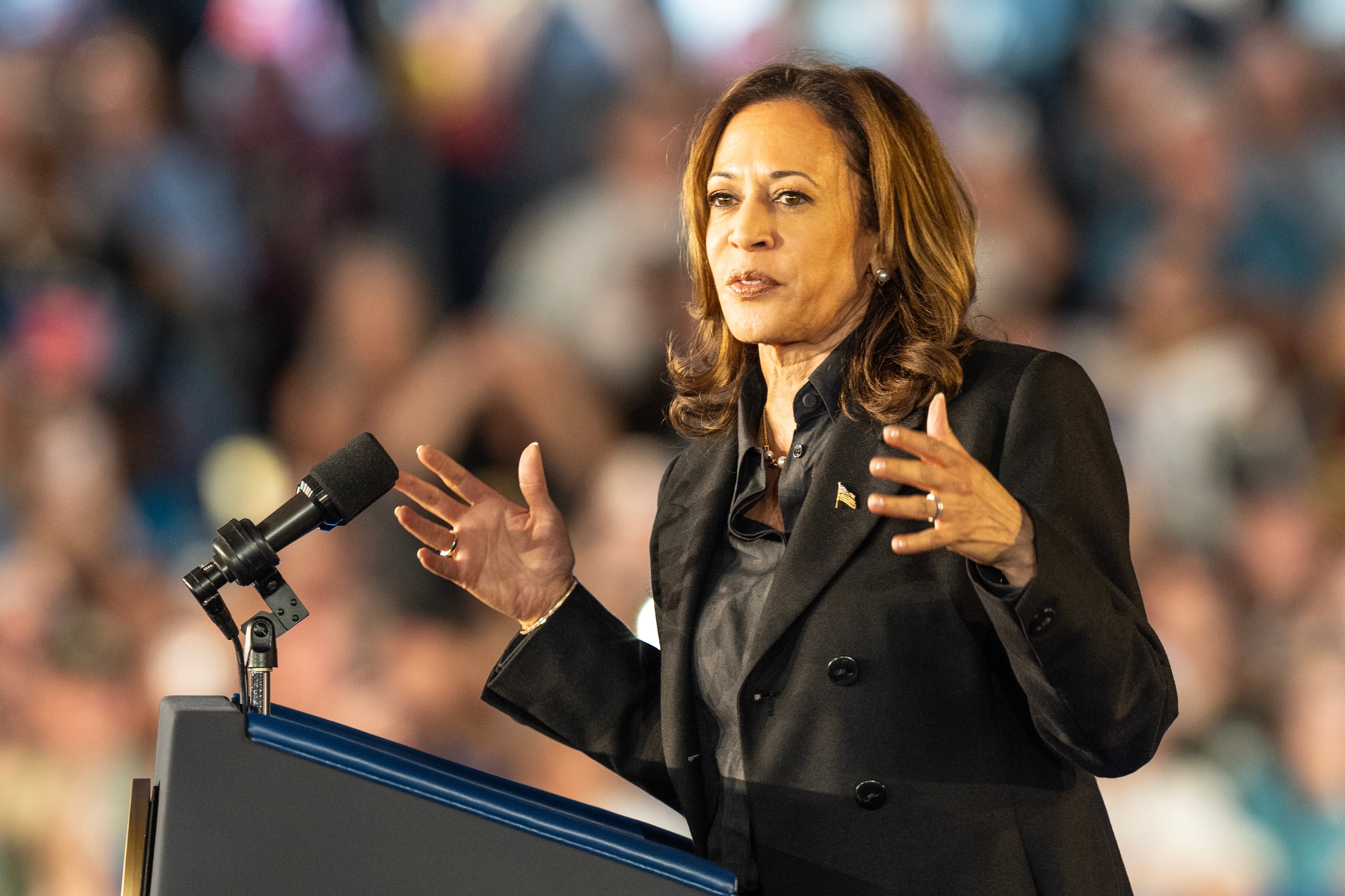 Kamala Harris, McHale Athletic Center, September 2024