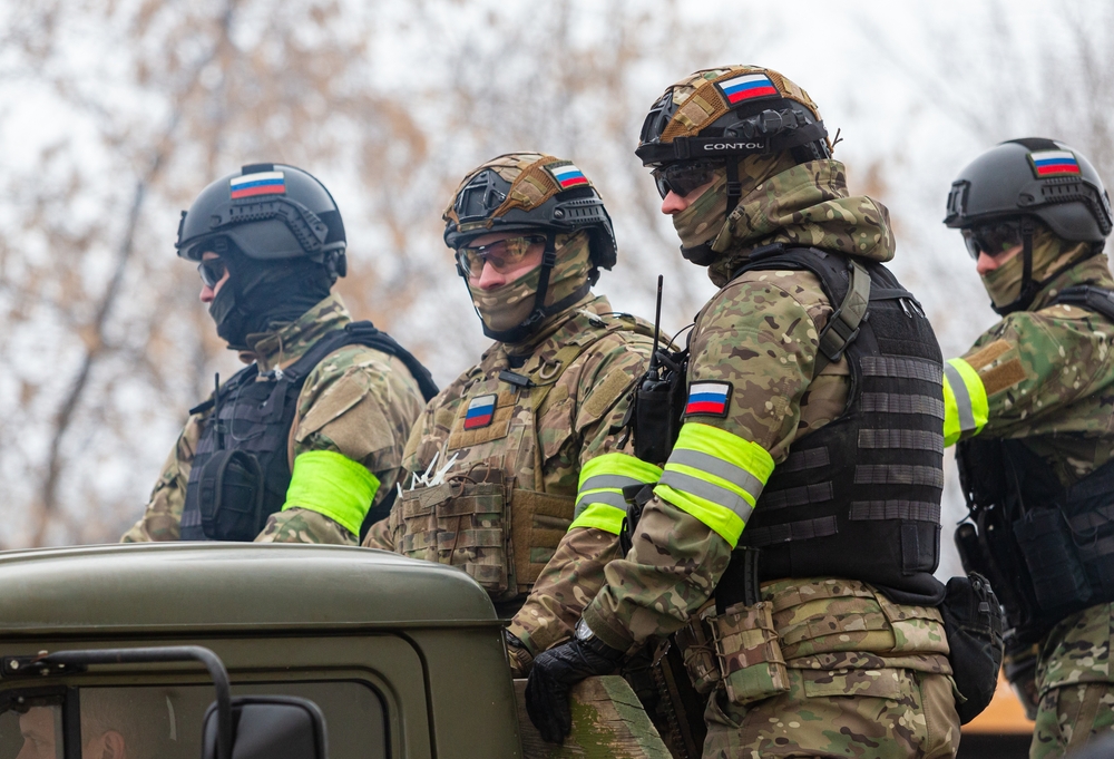 Soldats de l'assaut russe au combat. 11 juin 2023