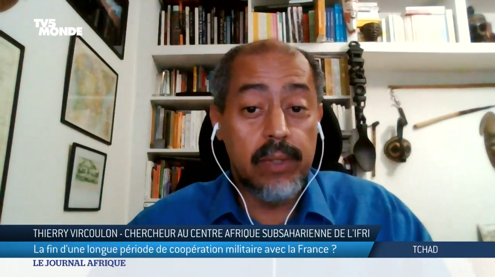 Tchad : la fin de la coopération militaire avec la France ? Thierry Vircoulon, TV5Monde