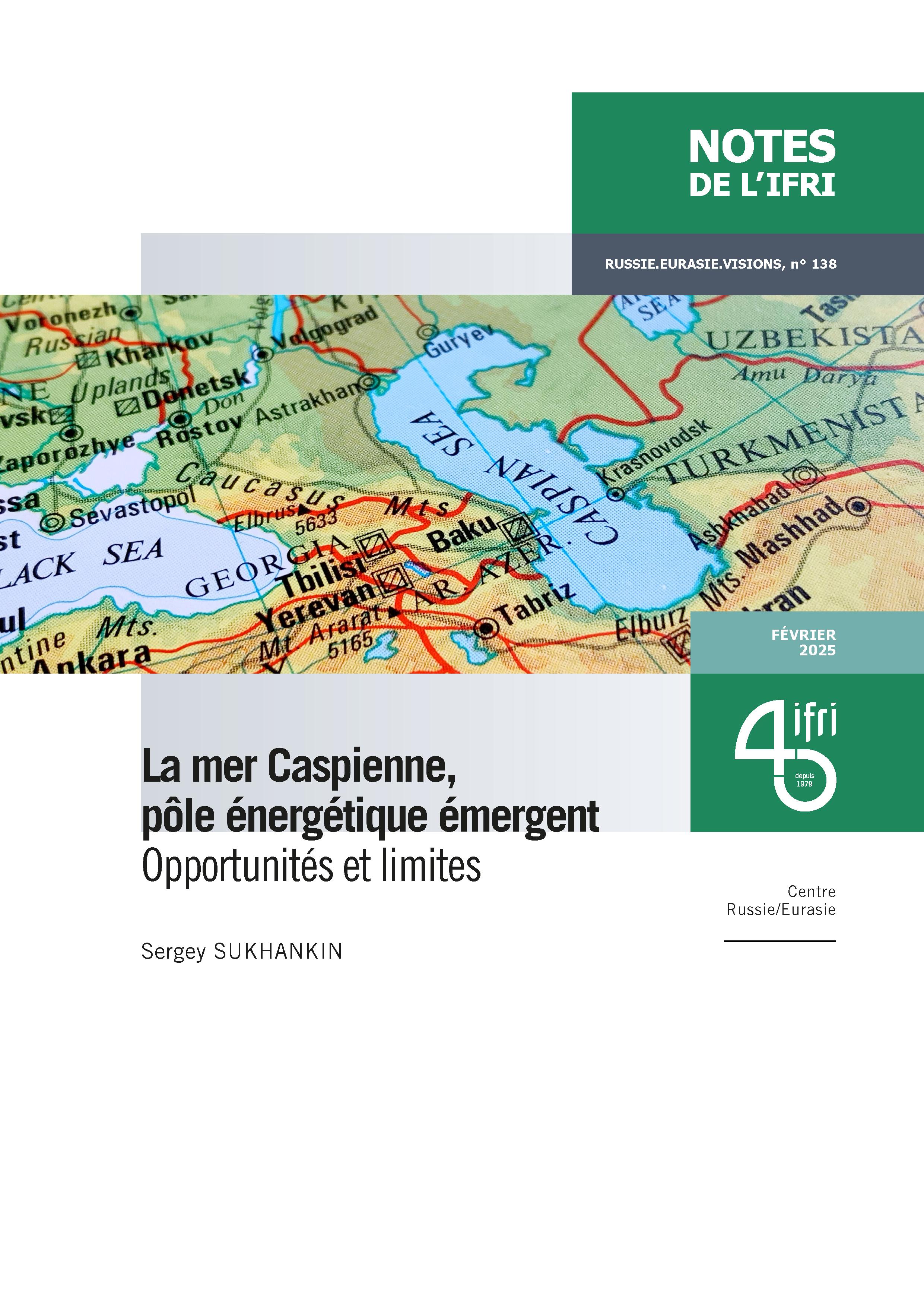 La mer Caspienne, pôle énergétique émergent, Sergey Sukhankin