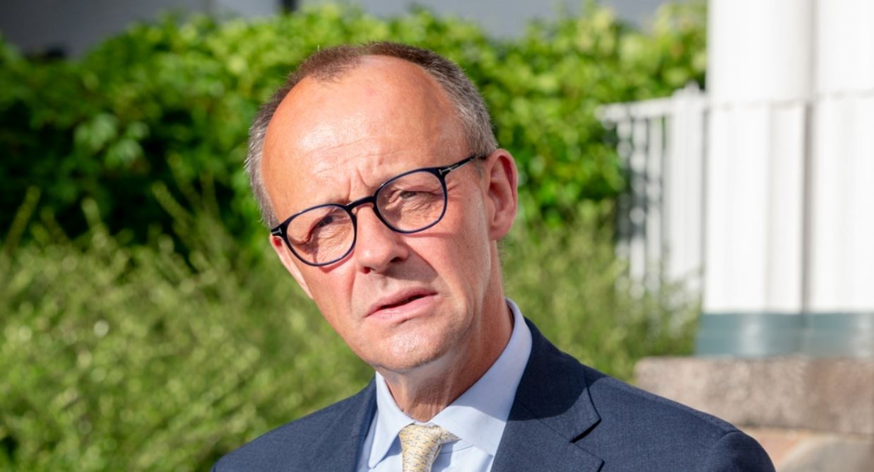 Kiel, Allemagne, 26 juin 2023, portrait du président fédéral de la CDU Friedrich Merz 