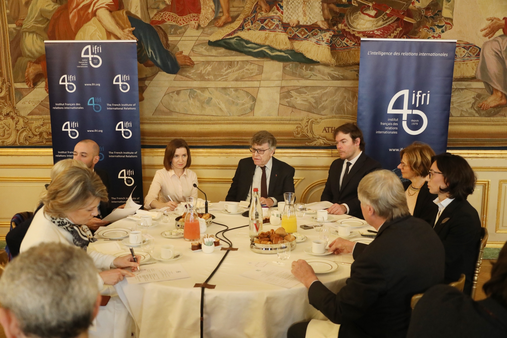 Breakfast with Maia Sandu, President of the Republic of Moldova, March 8, 2024