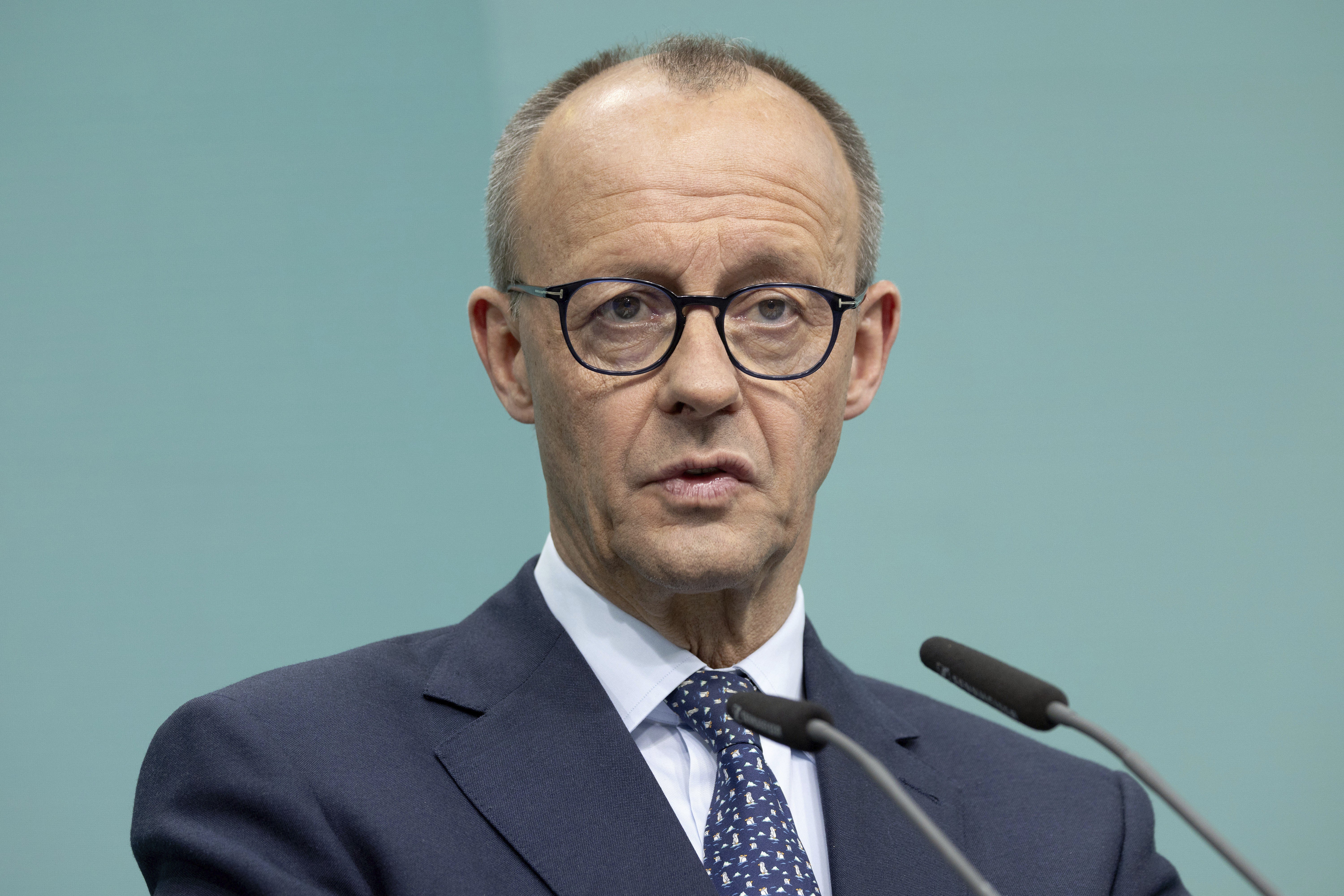 Friedrich Merz, conférence de presse - 24 février 2025