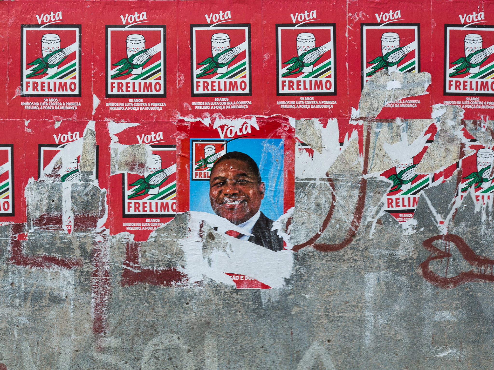 "Another FRELIMO in the Wall", Maputo, Mozambique.