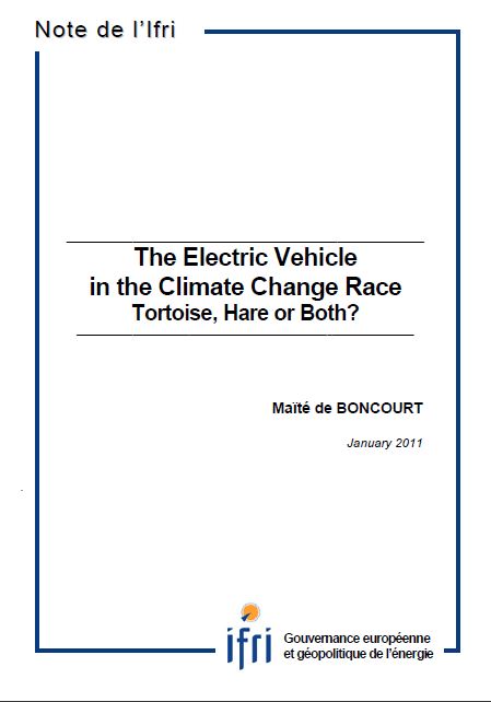 The Electric Vehicle in the Climate Change Race. Tortoise, Hare or Both? 