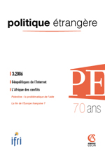 Politique Etrangère : vol. 71, n° 3 (automne 2006)