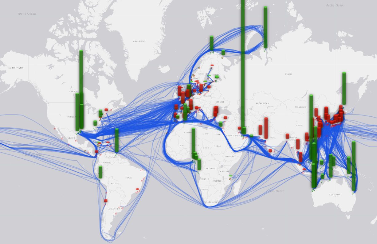 LNG Key Trade Routes and Choke Points