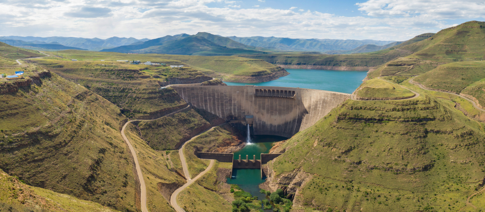 Katse Dam in Lesotho