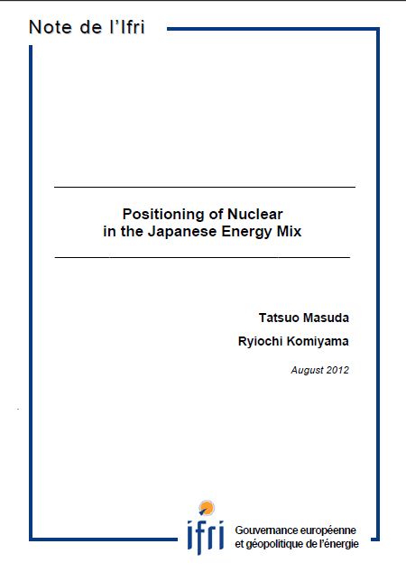 Positioning of Nuclear in the Japanese Energy Mix