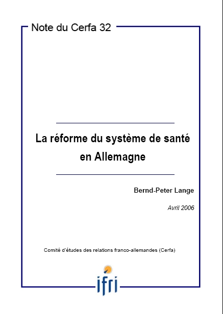 La réforme du système de santé en Allemagne