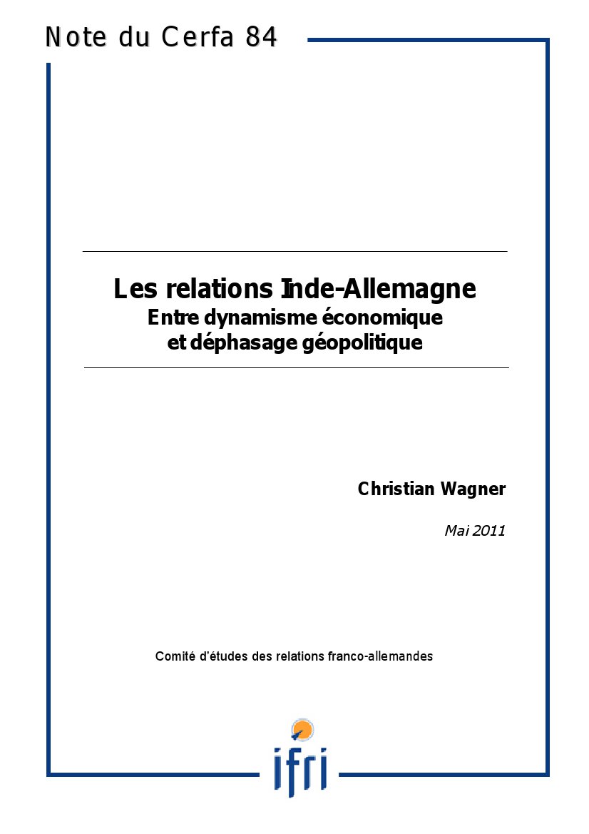 Les relations Inde-Allemagne, entre dynamisme économique et déphasage géopolitique