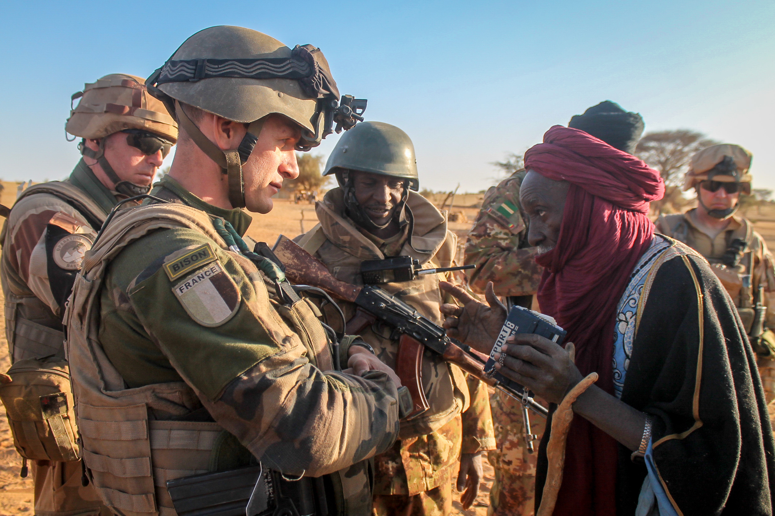 Militaires participant à l'opération Barkhane