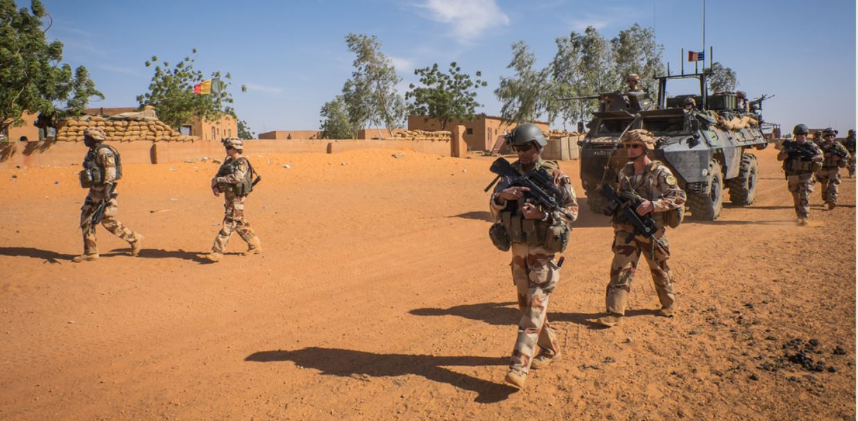 Ansongo, Mali. Soldats français de l'opération Barkhane