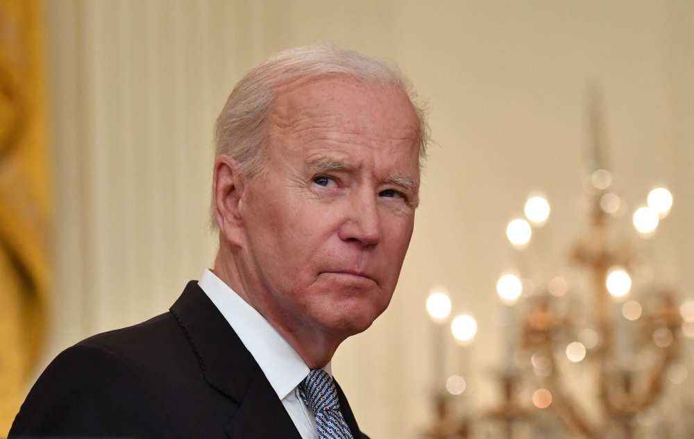 Washington DC, États-Unis, le Président américain Joe Biden en Maison Blanche