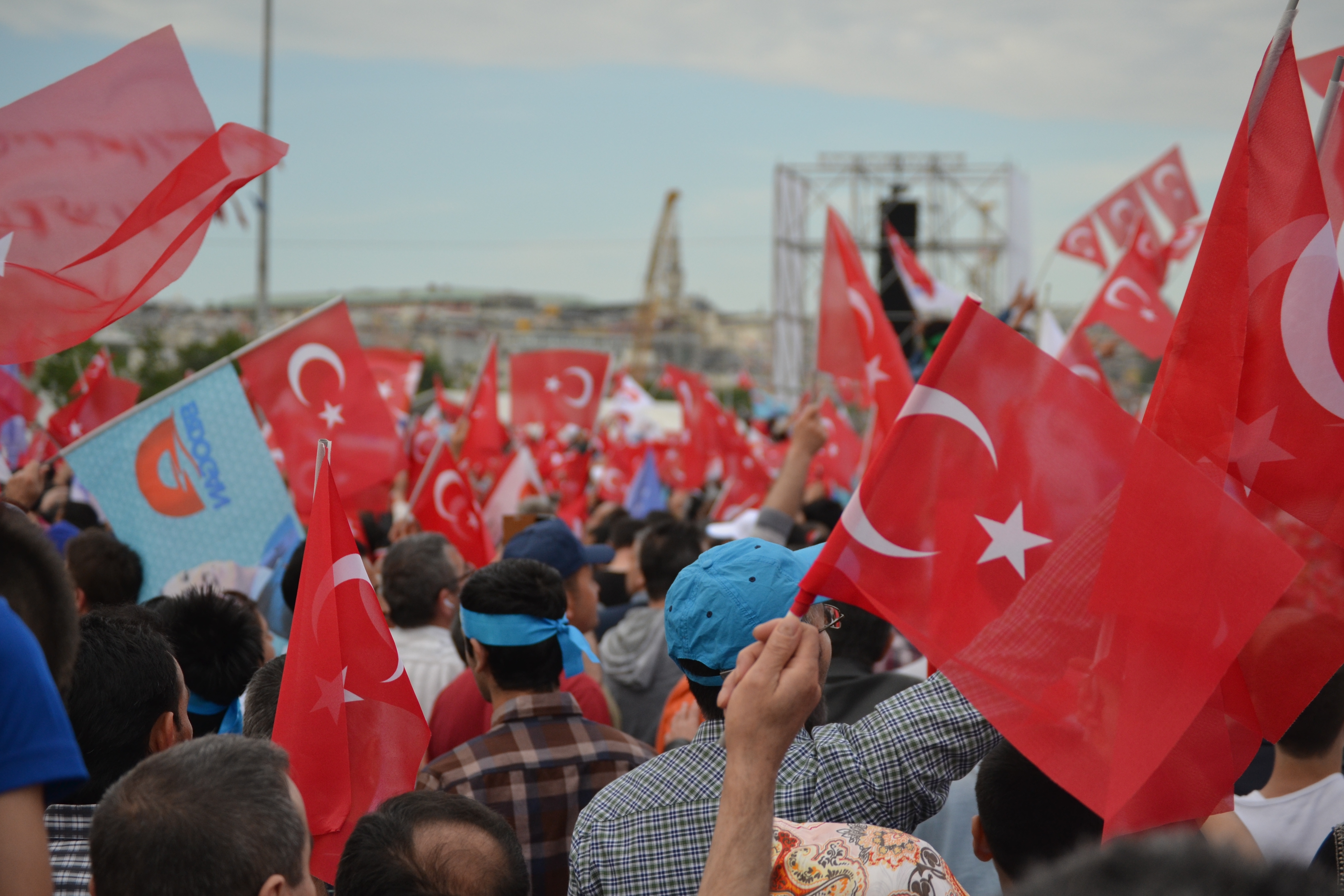 Rassemblement électoral à Yenikapı à Istanbul en Turquie en avril 2023