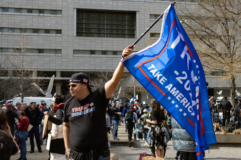 Des supporters de Trump à New York le 4 avril 2023