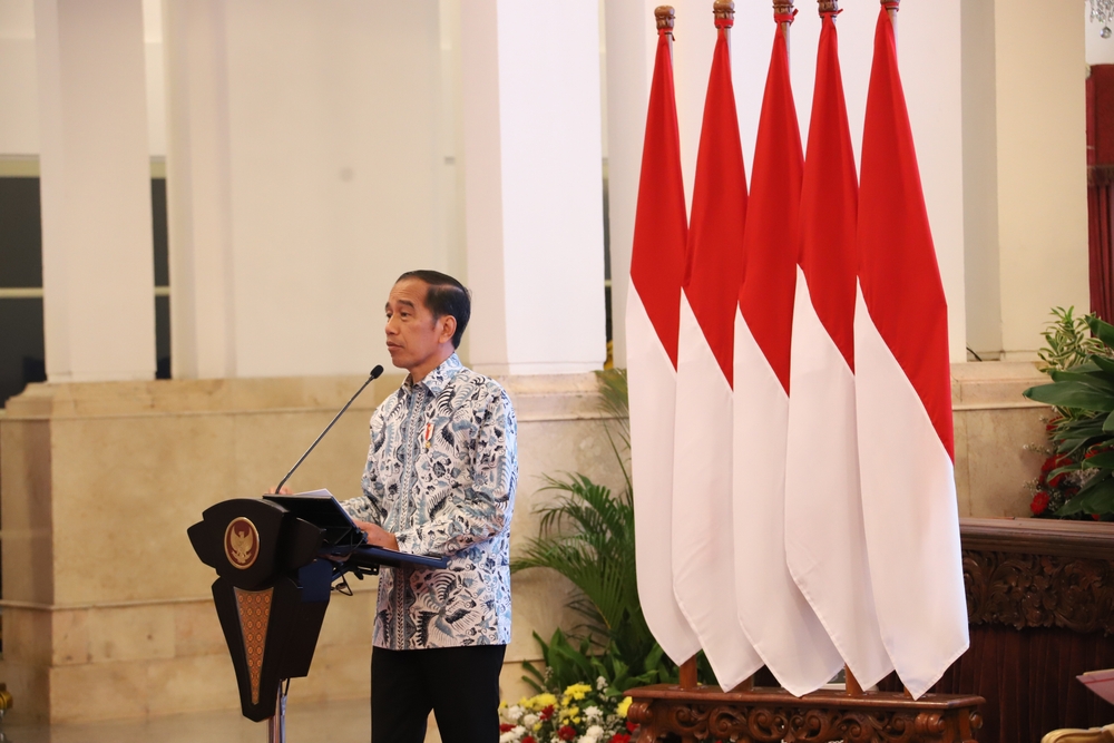 Le Président indonésien Joko Widodo, Jakarta, 30 novembre 2023