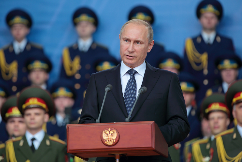 President Poutine, KUBINKA, RUSSIA - JUN 16, 2015