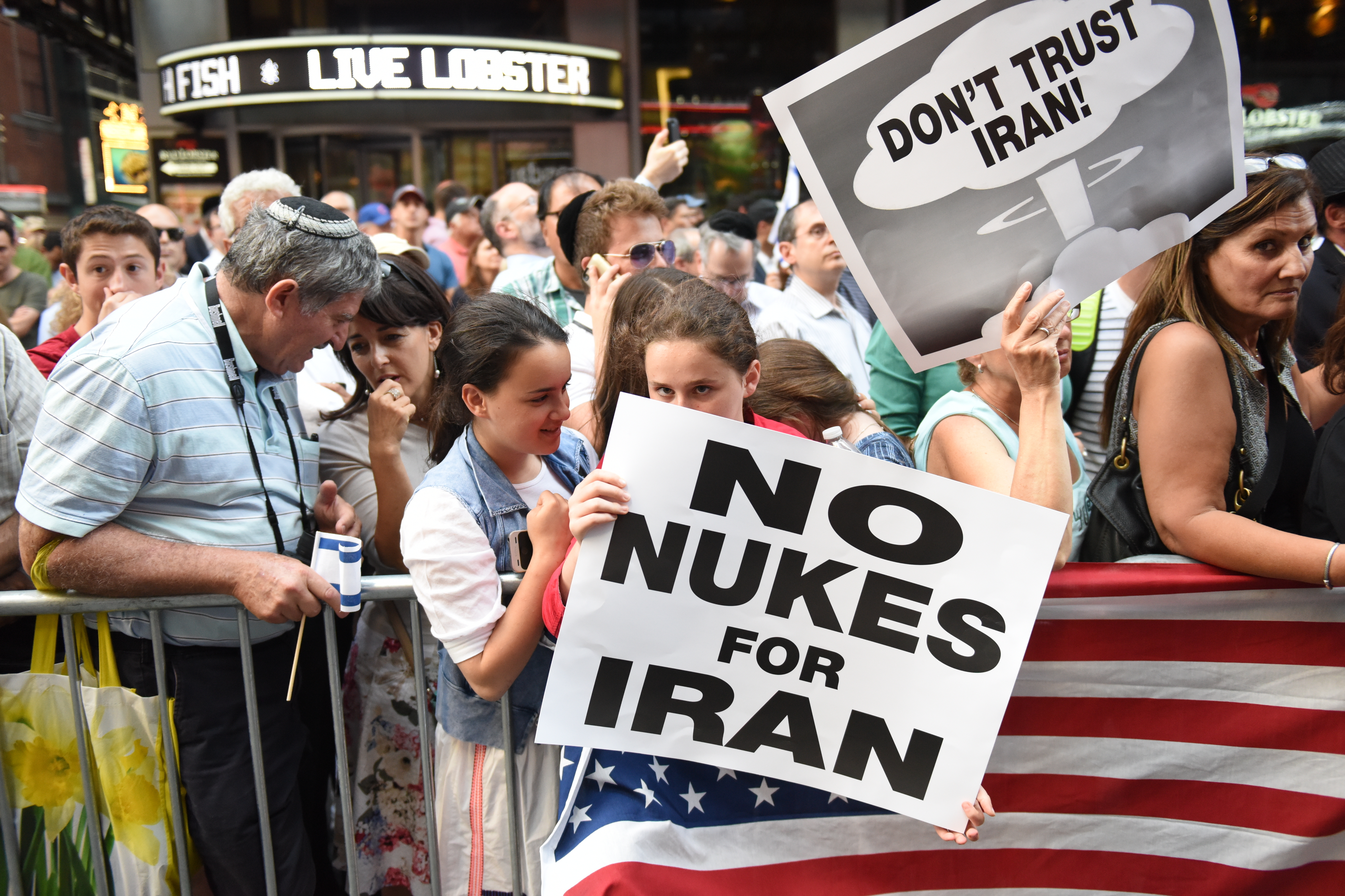 Manifestation contre le nucléaire iranien aux Etats-Unis