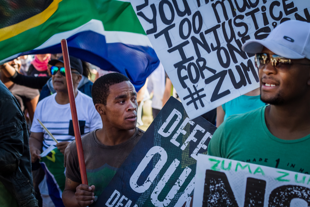 South africa protest