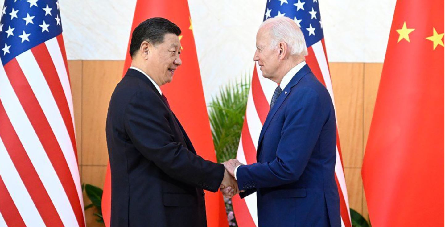 Le président américain Joe Biden et le président chinois Xi Jinping, rencontre en marge du sommet G20 à Nusa Dua, Indonésie - 14 novembre 2022