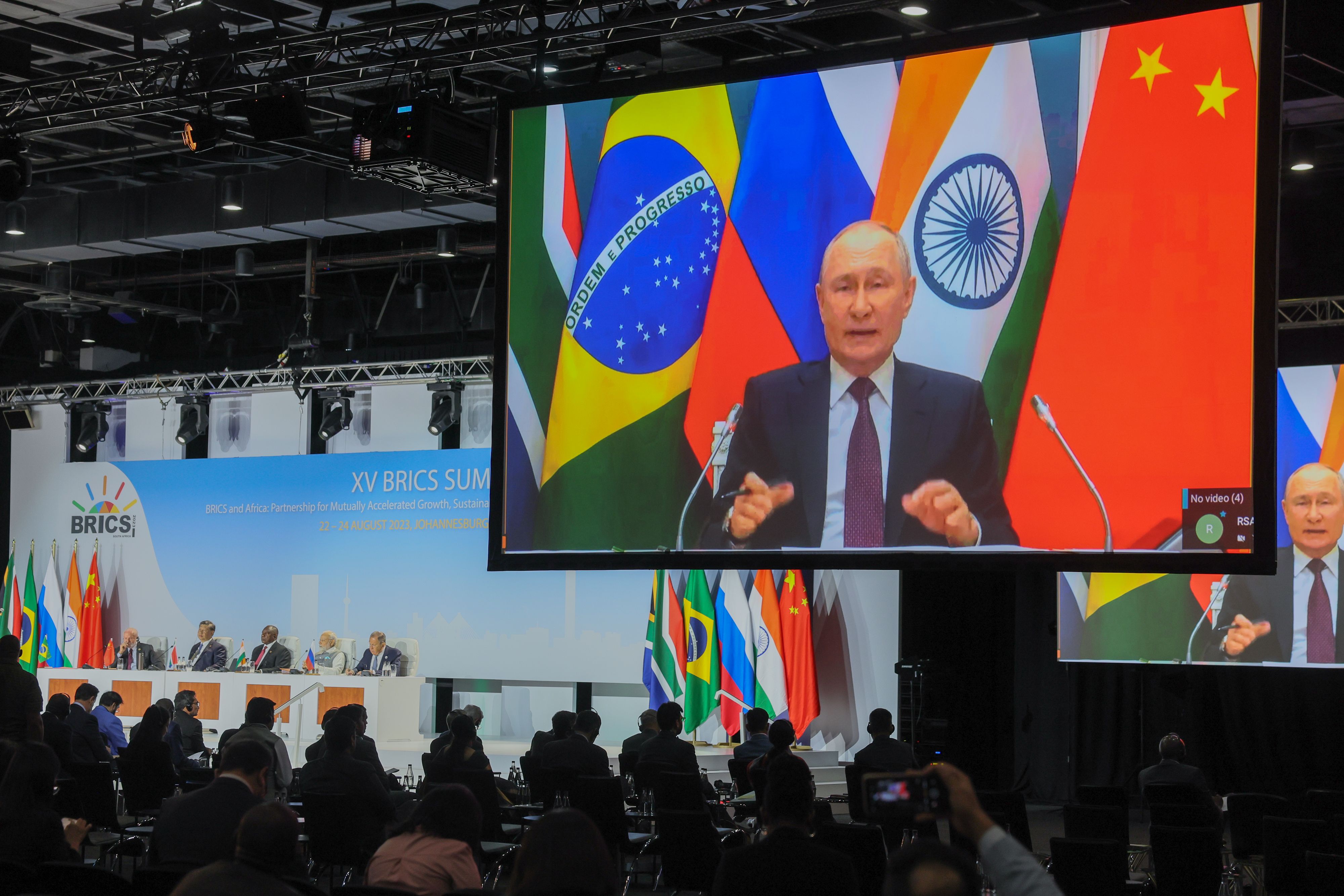 Discours du président Vladimir Poutine au Sommet des BRICS à Johannesburg