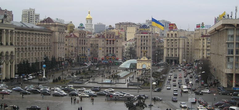 Maidan Nezalezhnosti, Independence Square, Kiev, Ukraine