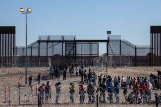 Migrants at the Mexico–United States Border (Juárez) - 13/05/2023