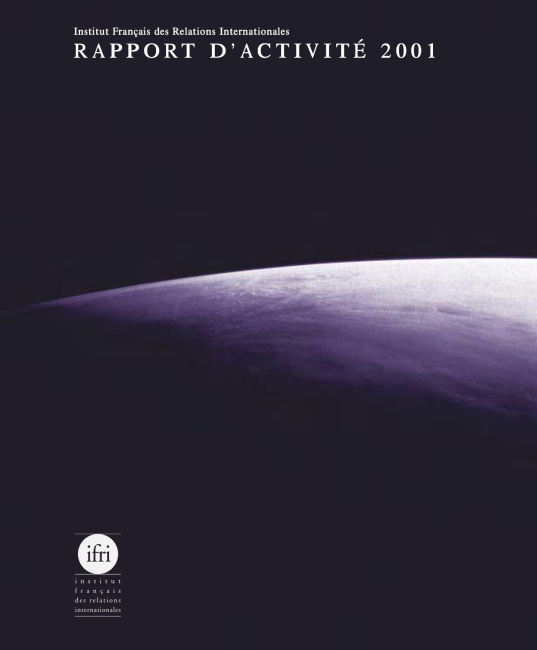 2001 - Couverture du Rapport annuel de l'Ifri