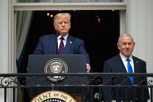 Donald Trump et Benjamin Netanyahou en 2020