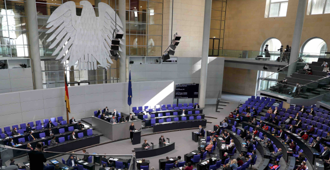 Salle plénière du Bundestag