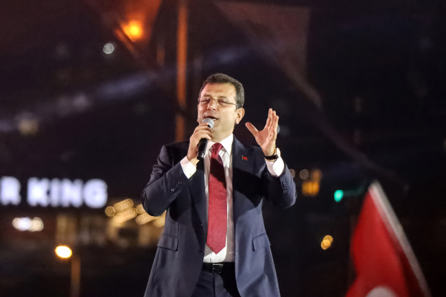 Le maire d'Istanbul, Ekrem Imamoglu