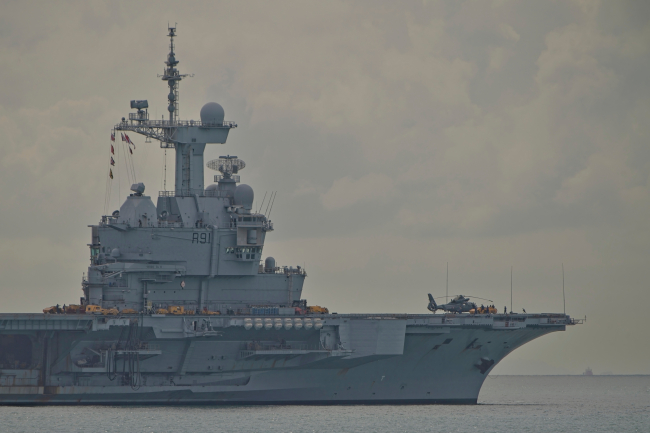 10 MARCH 2025: The French aircraft carrier Strike Group, the Charles De Gaulle and support vessels leave the Indo-Pacific region.