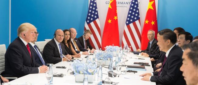 Donard Trump and Xi Jinping at the G20 2017