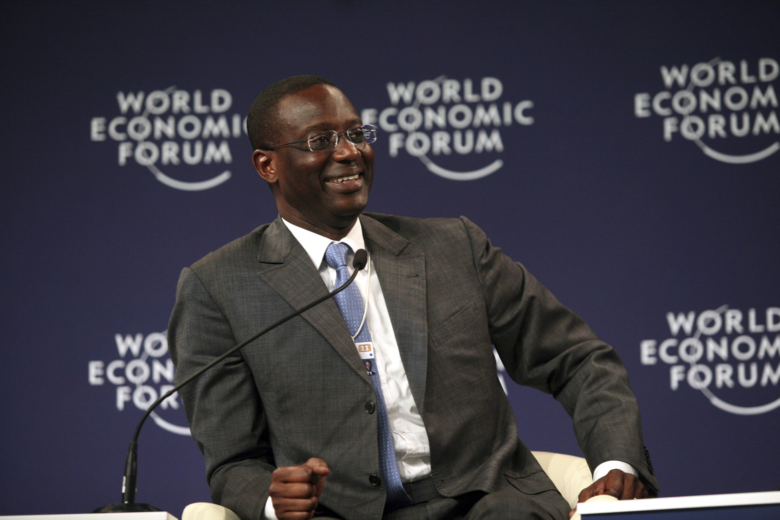 Tidjane Thiam,  Group Chief Executive, Prudential, Forum économique mondial, Dalian, Chine, 16 septembre 2011.